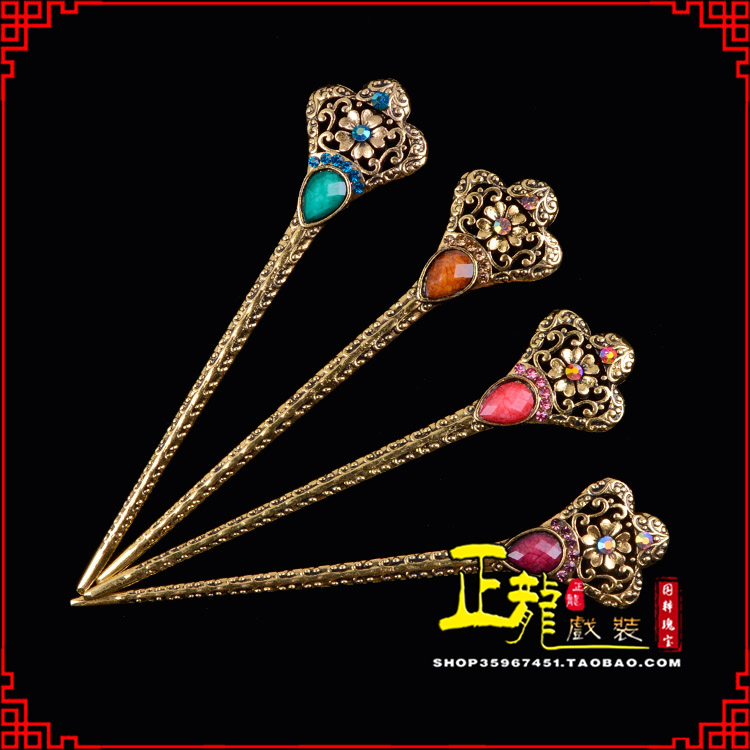 饶平头饰老旦青衣员外夫人簪子 老旦发簪