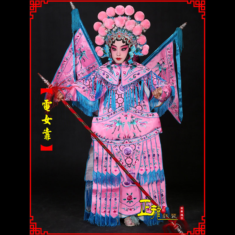饶平京剧戏曲演出服装穆桂英挂帅 电女靠
