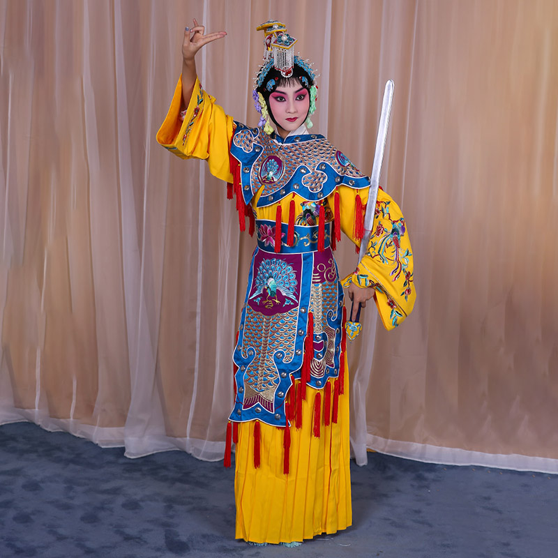 饶平霸王别姬虞姬服 软绉别姬服