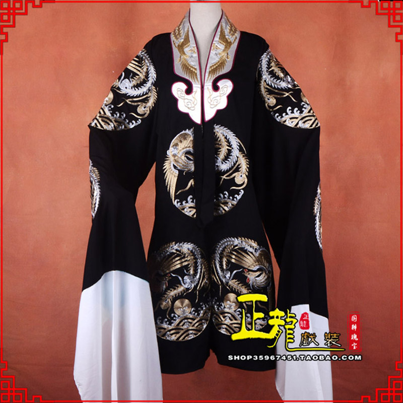 饶平二进宫服装国太女披 全金团凤凤披